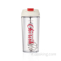 300 ml Nuovo design BOTTO ACQUA PLASTICA Logo personalizzato per sport NASTALE Acqua di lusso vintage di lusso con paglia